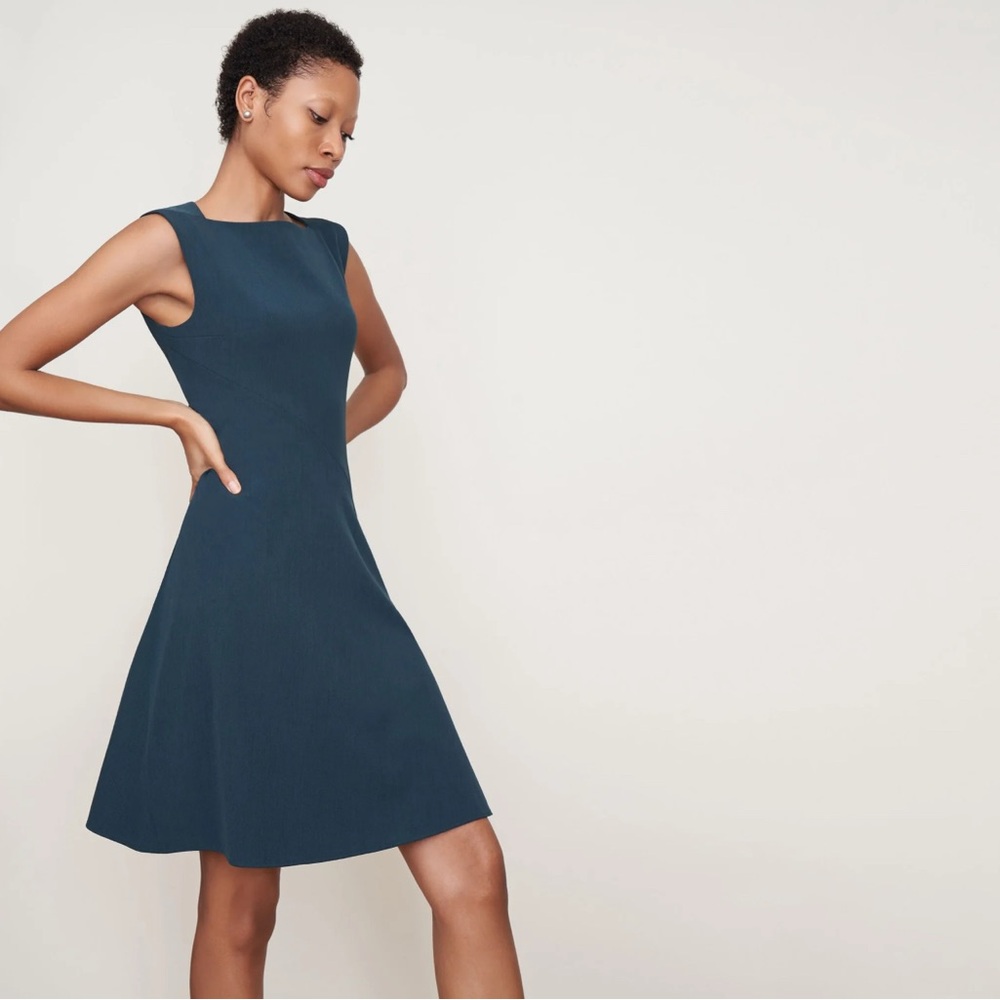 MM Lafleur The Pauline Dress - Recycled WonderTex - in Rainforest